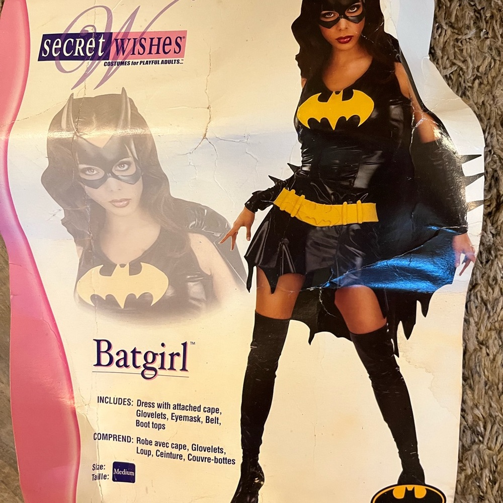 Batgirl costume, size medium